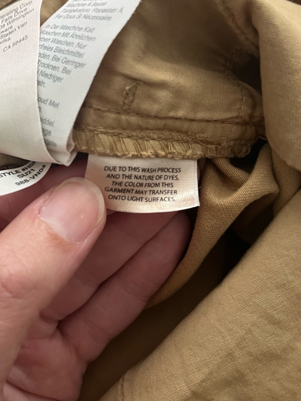 J. Crew Tan 10" Bermuda Stretch Chino Short Size 4 Summer H5826 - Picture 10 of 14